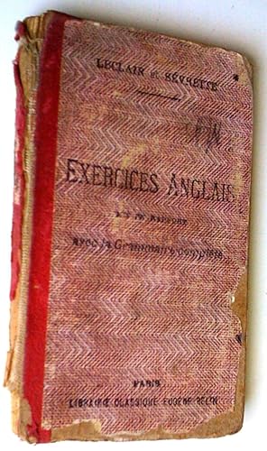 Seller image for Exercices anglais mis en rapport avec la grammaire complte for sale by Claudine Bouvier