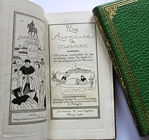 UNE AVENTURE DE CASANOVA. Histoire complète de ses amours avec la belle C. C. et la religieuse de...