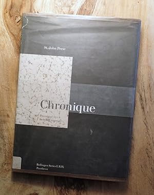Seller image for CHRONIQUE : BILINGUAL EDITION (Bollingen Series LXIX) for sale by 100POCKETS
