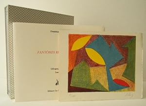 FANTOMES RESPLENDISSANTS. Lithographie originale Jean Pons.