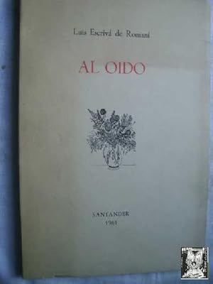 Seller image for AL OIDO for sale by Librera Maestro Gozalbo