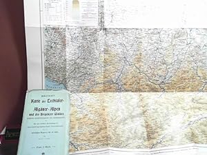 Brunn's Karte der Lechthaler (Lechtaler) und Algäuer (Allgäuer) Alpen des Bregenzer Waldes(Bregen...
