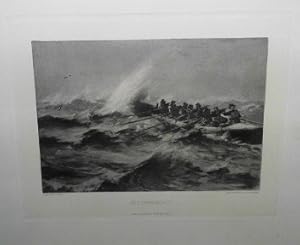 "Rettungsboot" nach A.Beggrow - Heliogravure, 18,6 x 27 cm (image); 29,9 x 40 cm (sheet). (= aus:...