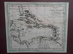 Charte von West Indien oder Mittelamerika.