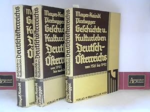 Imagen del vendedor de Geschichte und Kulturleben Deutschsterreichs - in drei Bnden - 1.Band: Von den ltesten Zeiten bis 1526. 2.Band: von 1526 bis 1792. 3.Band: von 1792 bis nach dem Weltkrieg. a la venta por Antiquariat Deinbacher