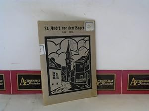 Seller image for St.Andr vor dem Hagentale 836-1936. for sale by Antiquariat Deinbacher