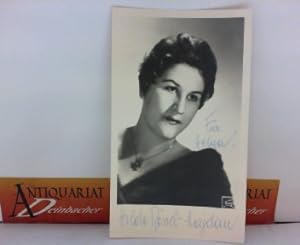 Photo Bild-Autogrammkarte von Hilde Rössel-Majdan - eigenh.signiert