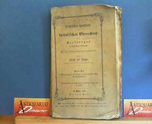 Bild des Verkufers fr Praktisches Handbuch des katholischen Eherechtes fr Seelsorger. Fnftes Heft: Behebung der Ehehindernisse und die Ehe-Convalidation. zum Verkauf von Antiquariat Deinbacher