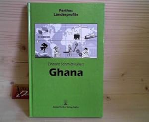 Imagen del vendedor de Ghana - Unter Mitarb. von Erhard Hofmann. Mit einem Anh. von Dieter Bloch: Fakten - Zahlen - bersichten. (= Perthes Lnderprofile: Geographische Strukturen, Entwicklungen, Probleme). a la venta por Antiquariat Deinbacher