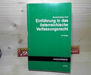 Bild des Verkufers fr Einfhrung in das sterreichische Verfassungsrecht. (= Leykam Kurzlehrbcher). zum Verkauf von Antiquariat Deinbacher