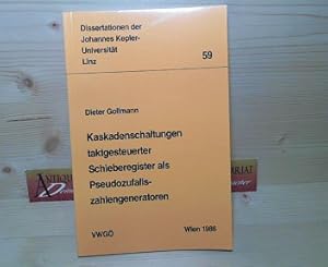 Immagine del venditore per Kaskadenschaltungen taktgesteuerter Schieberegister als Pseudozufallszahlengenerator. (= Dissertationen der Johannes Kepler-Universitt Linz, 59). venduto da Antiquariat Deinbacher