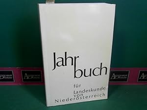 Image du vendeur pour Jahrbuch fr Landeskunde von Niedersterreich, Neue Folge 57/58, 1991/1992. mis en vente par Antiquariat Deinbacher