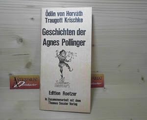 Bild des Verkufers fr Geschichten der Agnes Pollinger. Volksstck in drei Teilen. (= Der Souffleurkasten). zum Verkauf von Antiquariat Deinbacher
