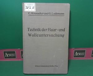 Technik der Haar- und Wolleuntersuchung.