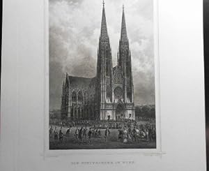 Seller image for Die Votivkirche in Wien. (= aus: Das Kaiserthum Oesterreich - Nieder-sterreich, Obersterreich, Bhmen, Mhren, Steyerkark, Salzburg, Krnthen, Krain, sowie. I.Abtheilung). for sale by Antiquariat Deinbacher