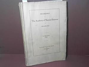 Proceedings of the Academy of Natural Sciences of Philadelphia - Volume LXXVI, 1924.
