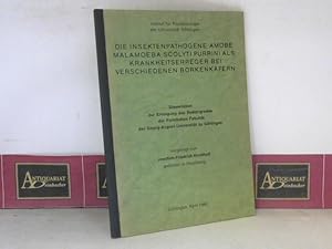 Image du vendeur pour Die insektenpathogene Ambe Malamoeba Scolyti Purrini als Krankheitserreger bei verschiedenen Borkenkfern. (= Dissertation). mis en vente par Antiquariat Deinbacher