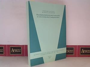 Bild des Verkufers fr Haushaltsstrukturen und Lebensstile in sterreichischen Landgemeinden - Unter besonderer Bercksichtigung buerlicher Haushalte. (= Schriftenreihe Nr.74). zum Verkauf von Antiquariat Deinbacher