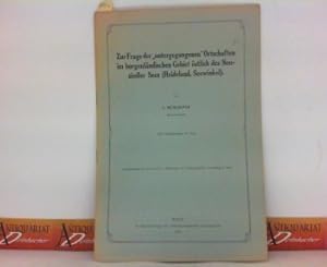 Bild des Verkufers fr Zur Frage der untergegangenen Ortschaften im burgenlndischen Gebiet stlich des Neusiedler Sees (Heideland, Seewinkel). (= Sonderabdruck aus den Mitteilungen der Anthropologischen Gesellschaft). zum Verkauf von Antiquariat Deinbacher