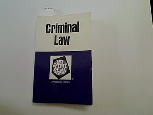 Seller image for Criminal Law in a Nutshell (Nutshell Series) for sale by Antiquariat im Kaiserviertel | Wimbauer Buchversand