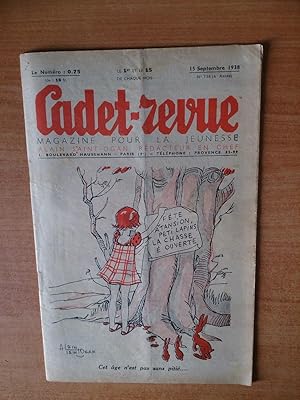 Imagen del vendedor de CADET-REVUE numero 138 magazine pour la jeunesse a la venta por KEMOLA