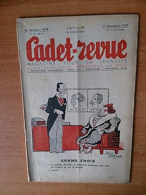 Imagen del vendedor de CADET-REVUE numero 117 magazine pour la jeunesse a la venta por KEMOLA