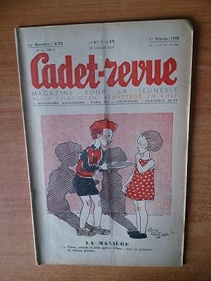 Imagen del vendedor de CADET-REVUE numero 123 magazine pour la jeunesse a la venta por KEMOLA