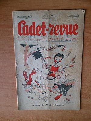 Bild des Verkufers fr CADET-REVUE numero 134 magazine pour la jeunesse zum Verkauf von KEMOLA