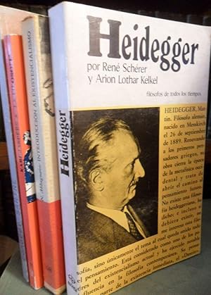 Imagen del vendedor de BOSQUEJO DE UNA TEORA DE LAS EMOCIONES + CONOCER SARTRE Y SU OBRA + LA FILOSOFA + HEIDEGGER o la experiencia del pensamiento + INTRODUCCIN AL EXISTENCIALISMO (5 libros) a la venta por Libros Dickens