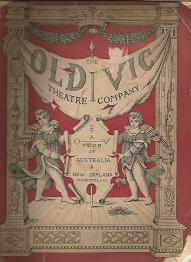 Immagine del venditore per Old Vic Theatre Company, The. A Tour Of Australia And New Zealand. venduto da Books Authors Titles