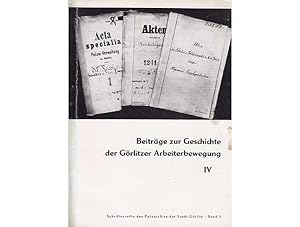 Seller image for Spezialinventar des Ratsarchivs Grlitz zur Geschichte der Deutschen Arbeiterbewegung 1820 - 1945 for sale by Agrotinas VersandHandel