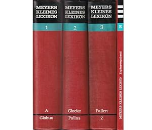 Meyers kleines Lexikon in drei Bänden. 10., völlig neubearbeiteten Auflage. Mit Ergänzungsband, 1...