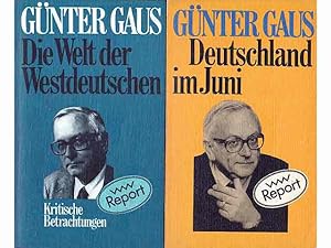 Konvolut "Günter Gaus". 6 Titel. 1.) Die Welt der Westdeutschen, Kritische Betrachtungen 2.) Deut...