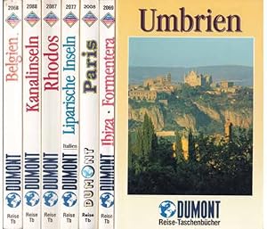 Sammlung "DuMont Reise-Taschenbücher". 7 Titel. 1.) Nana Claudia Nenzel: Umbrien 2.) Petra Juling...