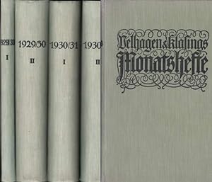 Zeitschriftensammlung "Velhagen & Klasings Monatshefte". 4 Titel (10 Bände). 1.) 39. Jahrgang kom...