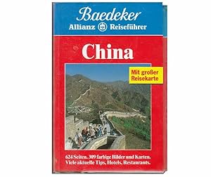 Büchersammlung "Reiseführer China". 4 Titel. 1.) Sabine von Loeffelholz: China, APA Guide, Polygl...