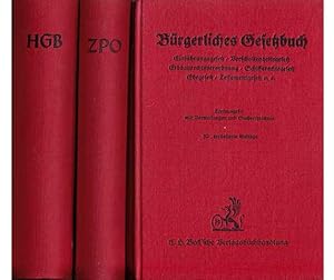 Gesetzgebung 1949. Rote Textausgabe. 1.) Zivilprozeßordnung - Zwangsversteigerungsgesetz, Gericht...