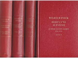 Büchersammlung Wilhelm Pieck". 9 Titel. 1.) Reden und Aufsätze, Band I bis III 2.) Wilhelm Pieck...