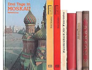 Konvolut "Moskau Reiseführer in deutscher Sprache" 7 Titel. 1.) Moskau. Kurzer Führer 2.) W. Maso...