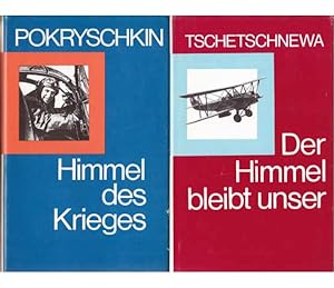 Konvolut Kriegsmemoiren/Luftkrieg, Raumfahrt". 12 Titel. 1.) A. I. Pokryschkin: Himmel des Krieg...