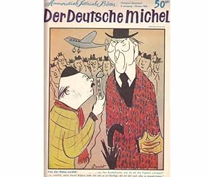 Der deutsche Michel. Humoristisch-Satirische Blätter. 2. Jahrgang Heft April 1955 und 3. Jahrgang...