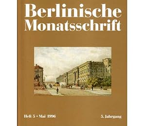 Image du vendeur pour Berlinische Monatsschrift. Heft 5/1996 mis en vente par Agrotinas VersandHandel