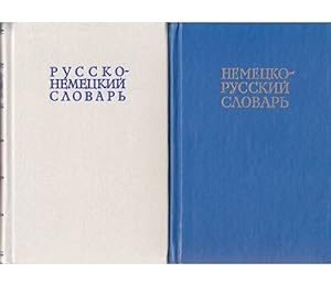 2 Wörterbücher "Deutsch-Russisch-Deutsch". Russko-nemetzkii slowar, 22 000 slow, 25. Auflage/1975...