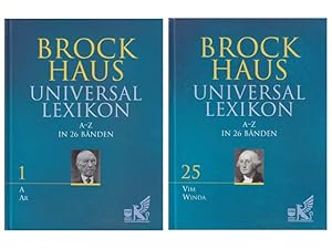 Brockhaus Universallexikon in 26 Bänden. Band 1 bis Band 25 (ohne Band 26)