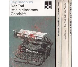 Sammlung bb-Taschenbücher "Kriminalromane". 4 Titel. 1.) Ray Bradbury: Der Tod ist ein einsames G...