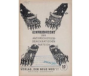 Seller image for Einheitsfront der antifaschistisch-demokratischen Parteien for sale by Agrotinas VersandHandel