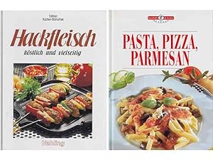 Büchersammlung "Pizza und Hackfleisch-Gerichte". 2 Titel. 1.) Erika Köhler: Hackfleisch köstlich ...