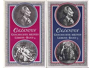 Bild des Verkufers fr Geschichte meines Lebens. Casanovas Memoiren. Hrsg. und kommentiert von Gnter Albrecht in Zusammenarbeit mit Barbara Albrecht. bersetzung aus dem Franzsischen von Barbara Bartsch. Bnde 4, 5, 6, und 9. Erste Auflage der Paperback-Auflage zum Verkauf von Agrotinas VersandHandel