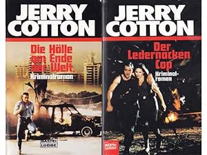 Büchersammlung ?Jerry Cotton/Kriminalromane". 3 Titel. 1.) Jerry Cotton: Die Hölle am Ende der We...