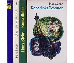 Büchersammlung "Hans Siebe". 4 Titel. 1.) Kunsträuber 2.) Kopfgeld, Nach Tatsachen frei gestaltet...